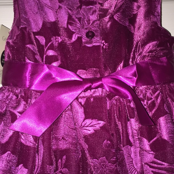 Infant Girls George Holiday Christmas Dress Size 6-12 Months - Picture 6 of 16